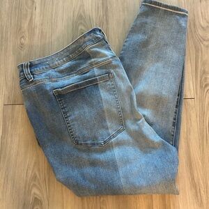 Lane Bryant Jeans Flex Magic Waistband Mid Rise Skinny Womens Sz 26 Stretch EC